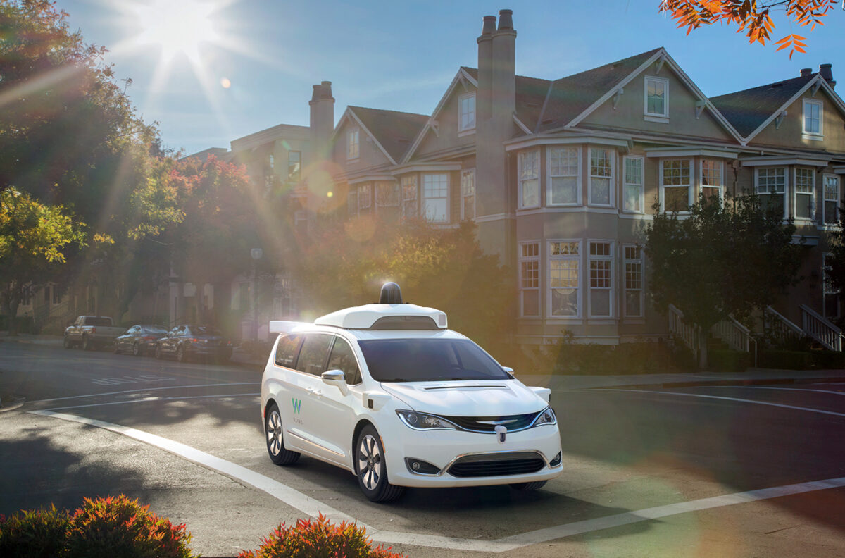 Google Waymo car